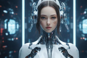 人工智能少女小冰，跨越数字与现实的情感桥梁，小冰，数字与情感交汇的AI少女，小冰，数字情感使者，连接现实与虚拟的桥梁