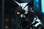 揭秘黑猫人工智能，它叫墨影，引领未来智能生活，墨影，黑猫人工智能，开启智能生活新纪元