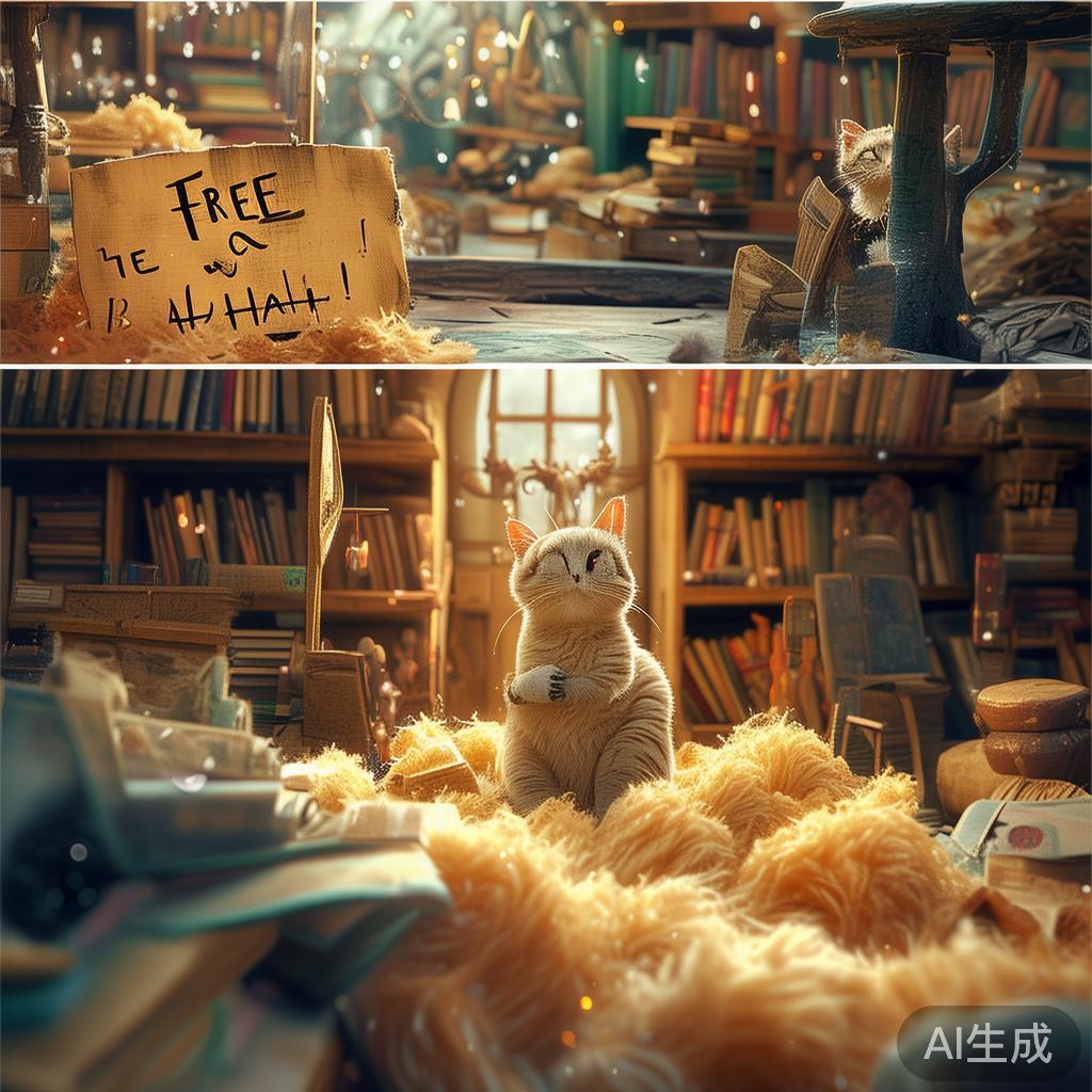 免费领取猫毛的奇妙之旅，从误解到惊喜的转变