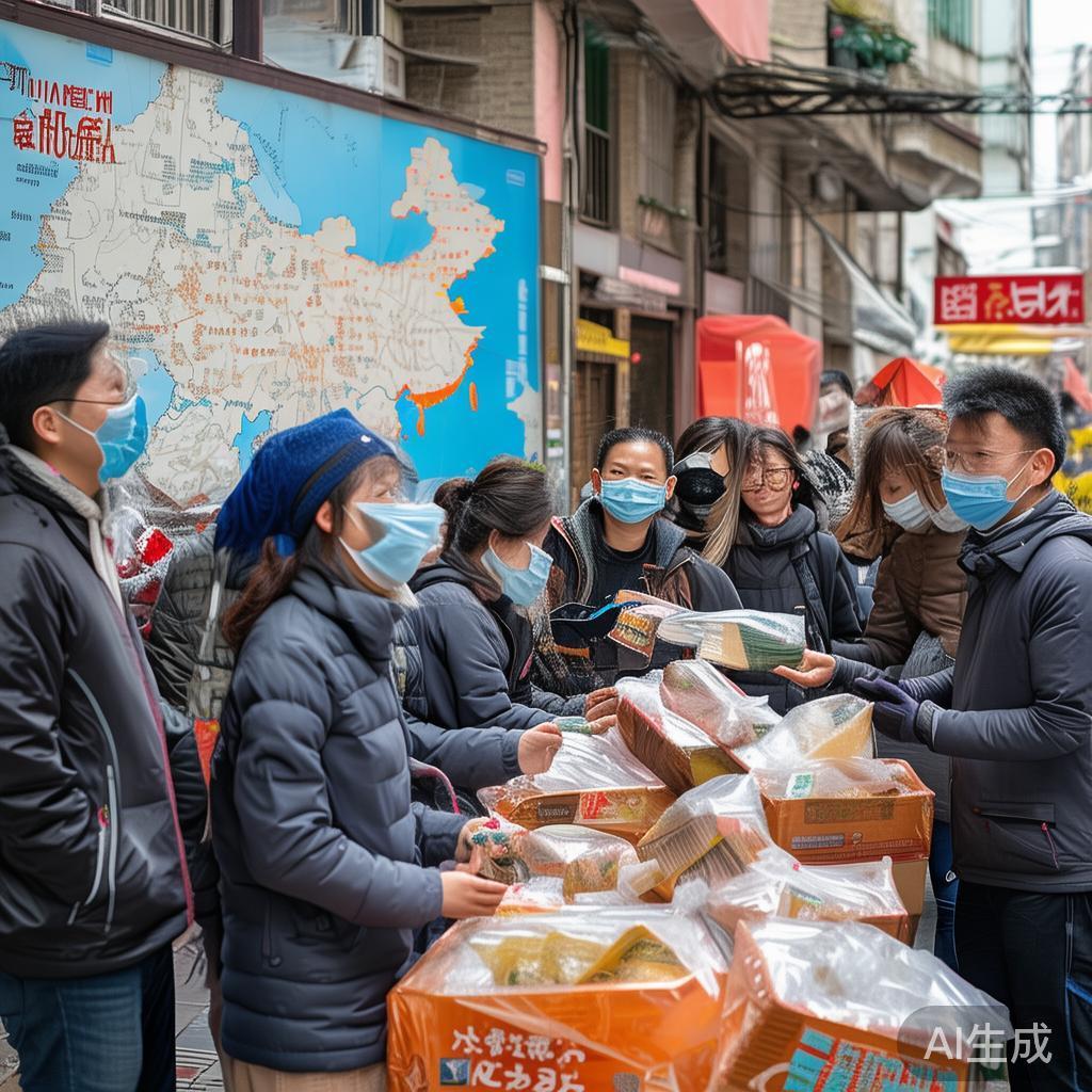 辽宁人如何在上海领取物资，跨越千里的温情传递